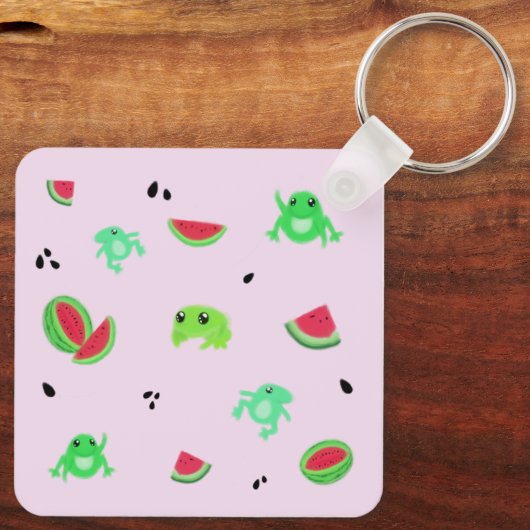 Kikker-Sleutelhanger Sleutelhanger (Achterkant)