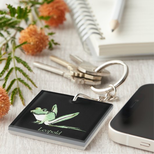 Kikker-Sleutelhanger Sleutelhanger (Voorkant Rechts)