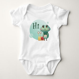 Kikker Snagelvriendelijke dieren Funny Kinder Hi Romper