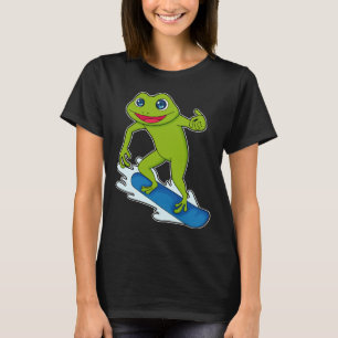 Kikker Snowboarder Snowboard T-shirt
