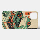 Kikker speelt pc-games, Ukiyo-e kikkerkunst, Kikke Case-Mate iPhone Case (Achterkant (horizontaal))