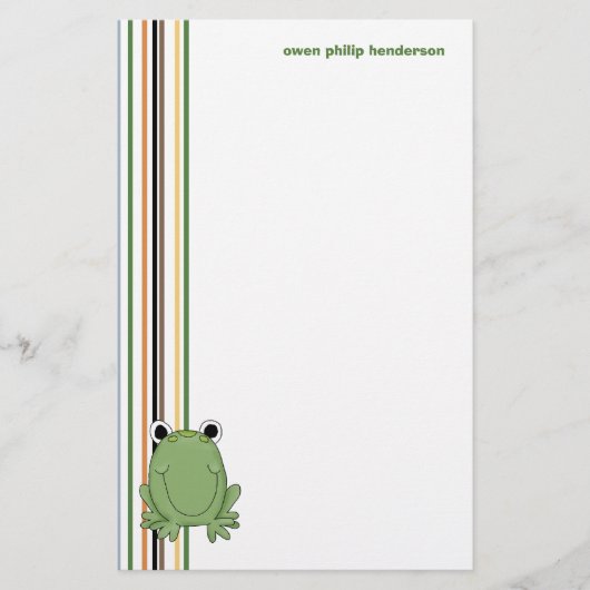 Kikker ・ Stationery Briefpapier (Voorkant)