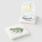 Kikker Stenen Onderzetter (Zijkant)