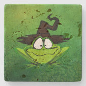 Kikker Stenen Onderzetter (Voorkant)