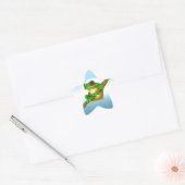 Kikker Ster Sticker (Envelop)