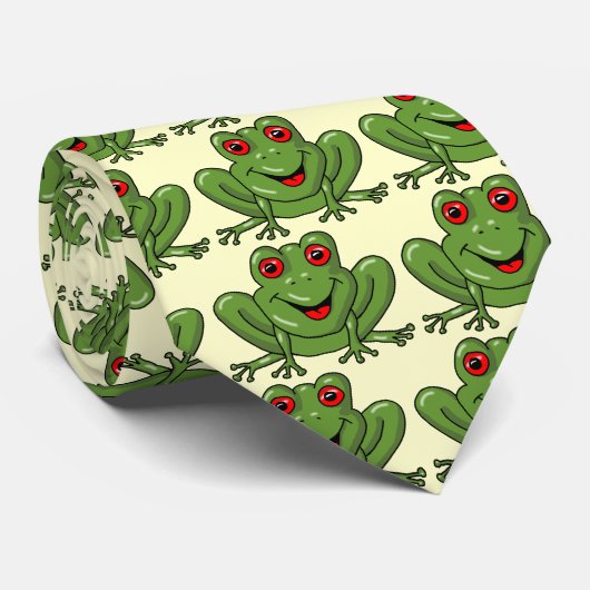 kikker stropdas (Opgerold)