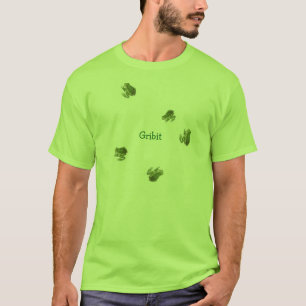 Kikker T-Shirt voor mannen - Groene kikkers op vun