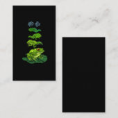 Kikker Tadpole Biology Metamorphosis Life Cycle Ar Visitekaartje (Voorkant / Achterkant)