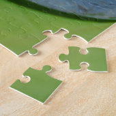 Kikker Tadpole zwemmen in waterval Legpuzzel (Zijkant)