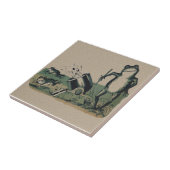 kikker tegeltje (Zijkant)