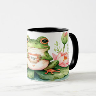 Kikker Theekop - Cute Kawaii Hoppy Uur Cadeau Mok
