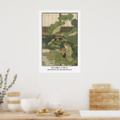 Kikker Theetuin Kunstprint Serene Zen Botanisch Poster (Keuken)
