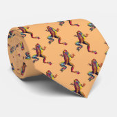 Kikker Toad Colorful  Art Stropdas (Opgerold)
