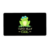 Kikker Toadally Cool Etiket (Voorkant)