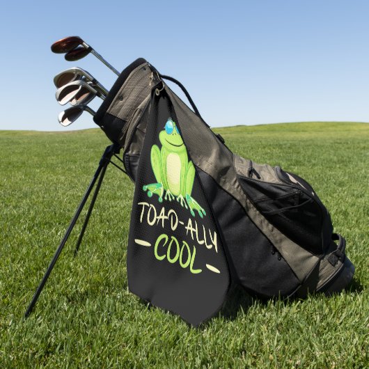 Kikker Toadally Cool Golfhanddoek (Groen)