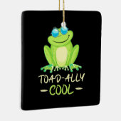 Kikker Toadally Cool Keramisch Ornament (Rechts)