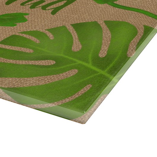 Kikker Tropisch Onthaal aan de Persoonlijke Naam v Snijplank (Hoek)