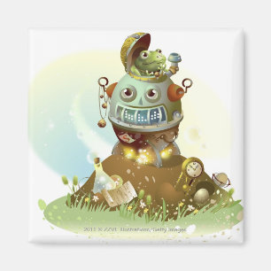 Kikker uit een ufo magneet