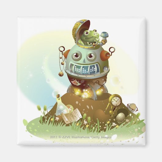 Kikker uit een ufo magneet (Voorkant)