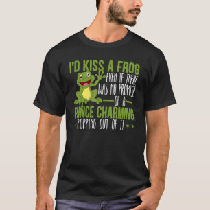 Kikker van amfibische getebraten t-shirt