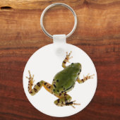 Kikker van de Arizona-boom boven wit Sleutelhanger (Voorkant)