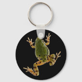 Kikker van de Arizona-boom boven zwart Sleutelhanger (Voorkant)