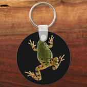 Kikker van de Arizona-boom boven zwart Sleutelhanger (Voorkant)