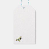 Kikker van de klimboom cadeaulabel (Achterkant)