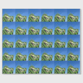 Kikker van de klimboom cadeaupapier (Vlak)