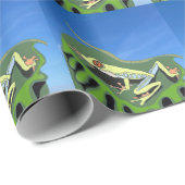 Kikker van de klimboom cadeaupapier (Rol Hoek)