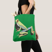 Kikker van de klimboom tote bag (Dichtbij)