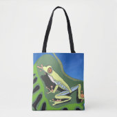 Kikker van de klimboom tote bag (Voorkant)