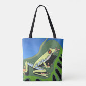 Kikker van de klimboom tote bag (Achterkant)