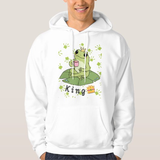 Kikker van de koning hoodie (Voorkant)