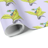 Kikker van de rode oogboom cadeaupapier (Rol Hoek)
