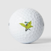 Kikker van de rode oogboom golfballen (Voorkant)
