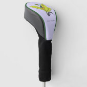 Kikker van de rode oogboom golfheadcover (Schuin)