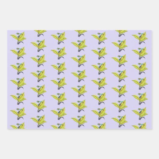 Kikker van de rode oogboom inpakpapier vel (Voorkant)