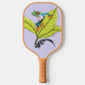 Kikker van de rode oogboom pickleball paddle (Voorkant)