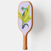 Kikker van de rode oogboom pickleball paddle (Links)
