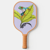Kikker van de rode oogboom pickleball paddle (Achterkant)