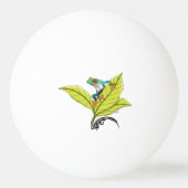 Kikker van de rode oogboom pingpongbal (Voorkant)