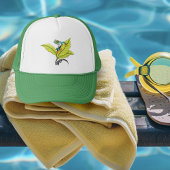 Kikker van de rode oogboom trucker pet