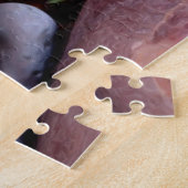 Kikker van de tuinschilderij Cute Flower Kikker Legpuzzel (Zijkant)