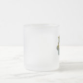 Kikker van glas in een voorgevroren Mok (Center)