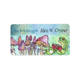 Kikker van het winkelboek Dit boek behoort tot: Cu Etiket