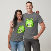 Kikker van Kawaii met Knife Cute Kawaii Froggy T-shirt (Unisex)