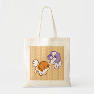 Kikker van Kawaii Puppies Japanse Chin Tote Bag