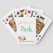 Kikker van paddenstoel pokerkaarten (Achterkant)