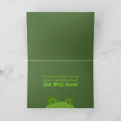 Kikker | van Peekaboo Wenskaart Kaart (Binnen)